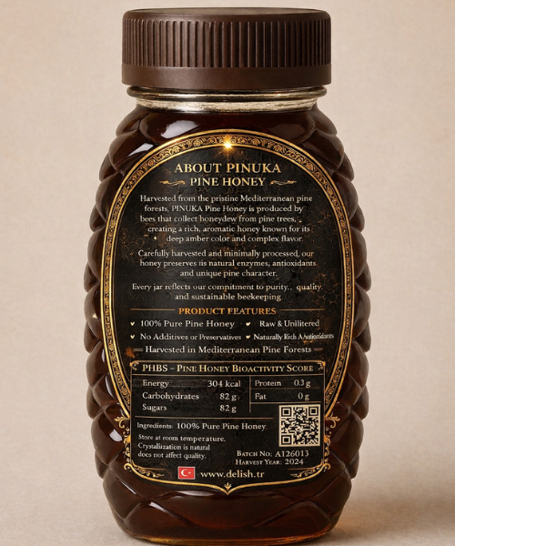 Pure Pine Honey, Entry Grade | PHBS Score 20–39